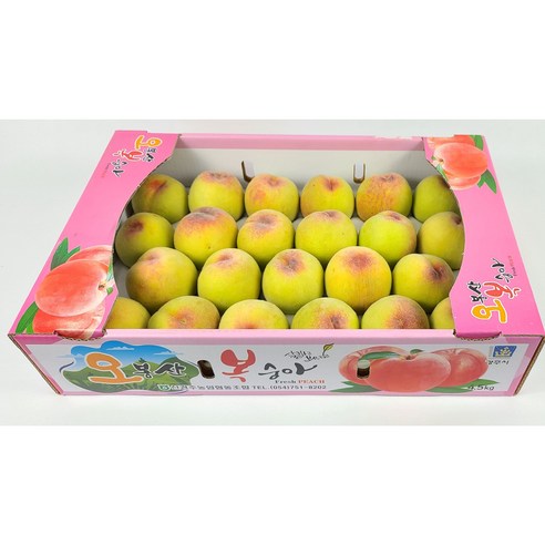 [부자밥상] 고당도 딱딱이복숭아 4kg 최상급 프리미엄 절찬 판매 백도 발송중!, 4kg (딱딱이 복숭아, 27과 내외), 1개