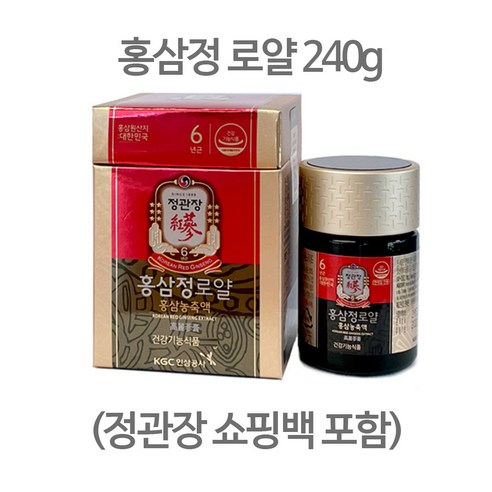 정관장 홍삼정 Royal 쇼핑백증정 건강선물 면역력 (1병 240g)
