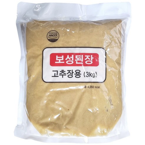 보성된장 고추장용 3kg 일식된장 된장, 1개