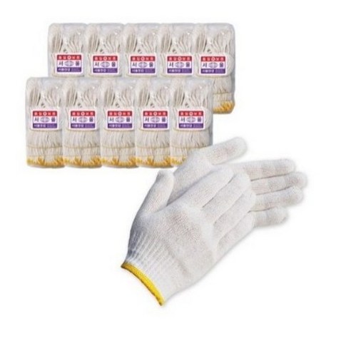 M-2 서울장갑 35g 면장갑, 혼합색상, 100세트