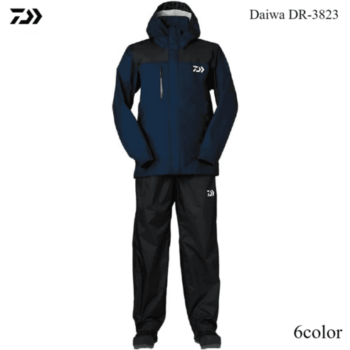 일본 다이와 DR-3823 레인맥스(R) 낚시우의 레인수트, navy XL, 네이비