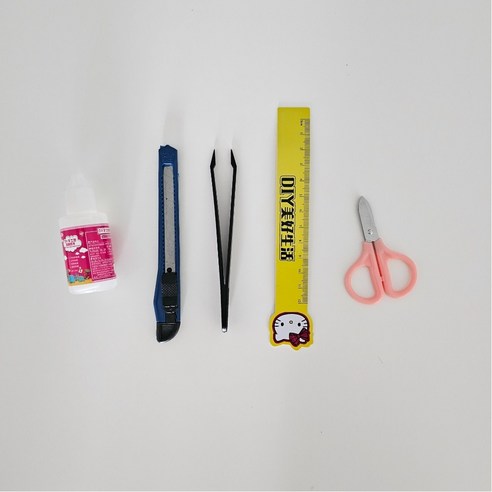 DIY 북눅 북엔드 미니어처 하우스 집만들기 크리스마스 책꽂이, 혼합색상, 1개