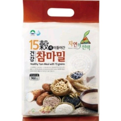 (주)엔초이스 15곡이 들어간 건강참마밀 소포장 스틱960g 30g*32개입 1개 간편식 아침식사대용, 30g