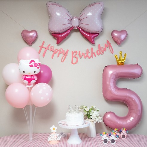 [오케이나우ㅣ강추] 귀여움이 폭발! 연지마켓의 마법같은 산리오 생일 풍선 파티세트로 특별한 날을 빛내세요! [OKNOWㅣ추천상품]
