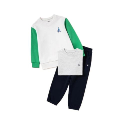 빈폴키즈 [BEANPOLE KIDS] 컬러 포인트 스웨트셔츠 3SET 라이트 그린 (BI4141U02L)