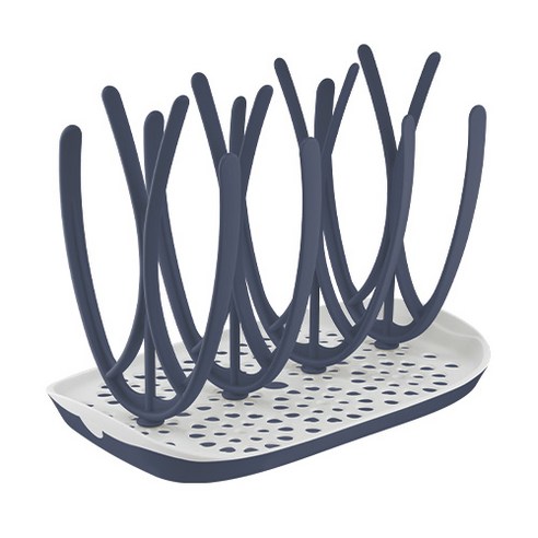 마더케이 젖병 건조대, 물받이 + 물빠짐 건조대 + 거치대, 네이비