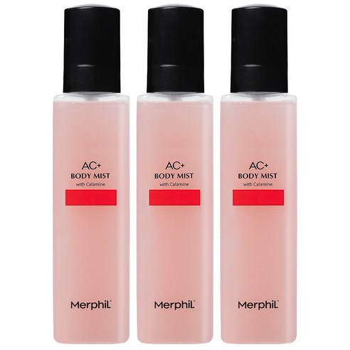메르필 등드름 바디여드름 개선 AC+바디미스트, 3개, 200ml