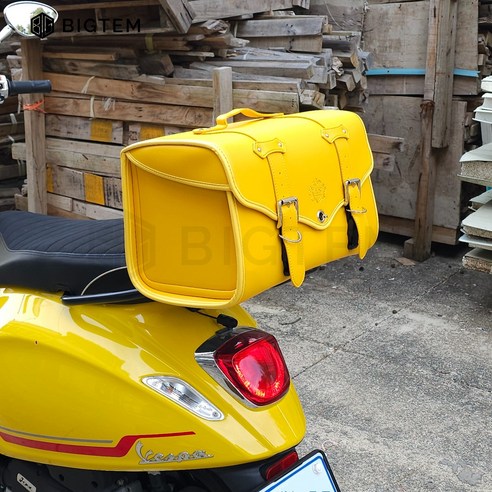 시간을 초월하는 아름다움, 빅템 클래식 가죽 탑박스로 완성하는 바이크 스타일