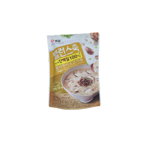 샘표 밸런스죽 발아현미 소고기죽, 420g, 1개