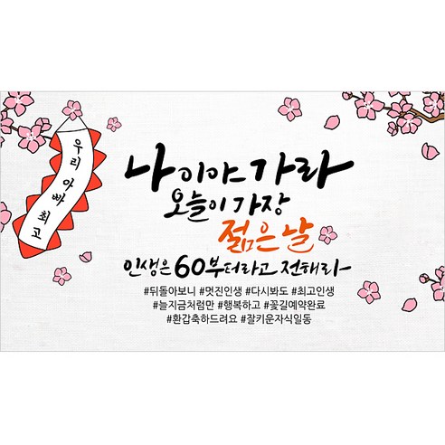 해피파티 아버지 환갑현수막 11종, 10. 나이야가라아빠환갑