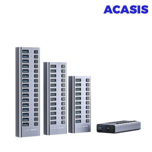 ACASIS USB 3.1 허브 초고속 멀티포트, 5세트, 10포트(USB 3.1)