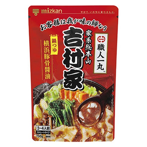 미즈칸 요시무라야 요코하마 돈코츠 간장 나베 쯔유 스트레이트 타입, 1개, 750ml