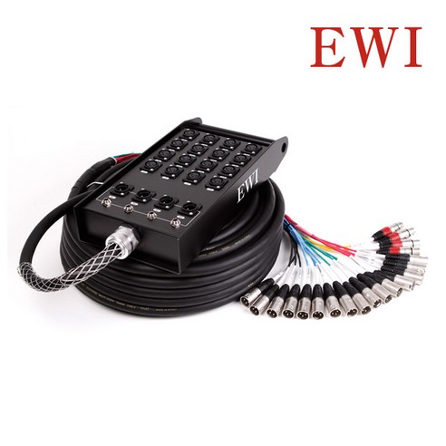 EWI PSX 박스형 멀티 스네이크 케이블, PSPX-16-4-30M, 혼합색상