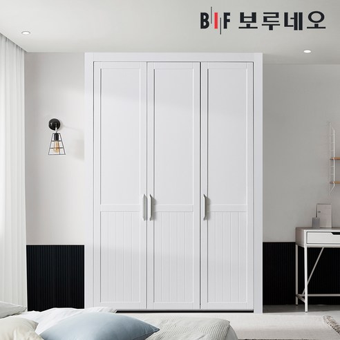 보루네오 화이트갤러리 부띠끄 여닫이 작은방 붙박이장 220cm - 붙박이장 | 쿠팡
