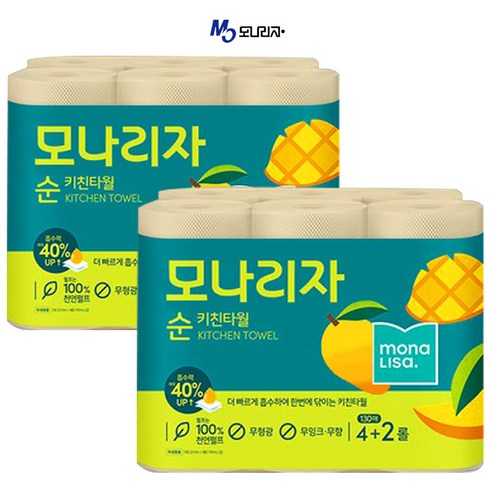 모나리자 순 키친타올 130매, 24개
