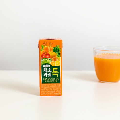 자연의 싱그러움을 담은 건강한 탄산, 자연드림 채소과일톡