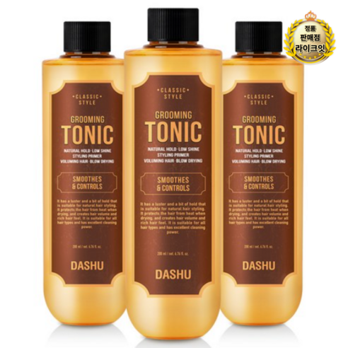 다슈 클래식 볼륨 그루밍 토닉 워터 왁스, 200ml, 9개