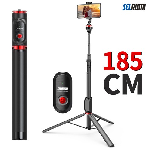 185CM 블루투스 스마트폰 삼각대 SEL-ML185E 셀카봉삼각대/핸드폰삼각대/휴대폰삼각대/고급삼각대/고급셀카봉, EL-ML185E