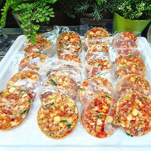 국대한우 설향명작 돈 스테이크 수제 땡초 청양2배 떡갈비 총 20팩세트, 20개, 100g