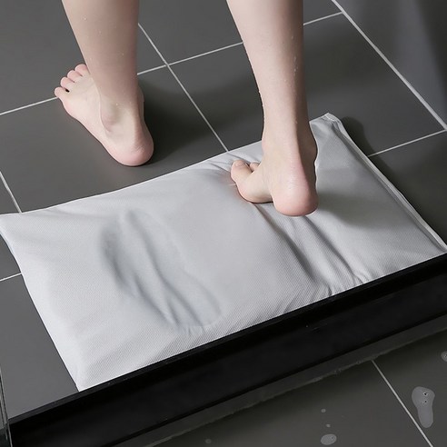 인블룸 프리미엄 규조토 파우더 발매트, 차콜그레이