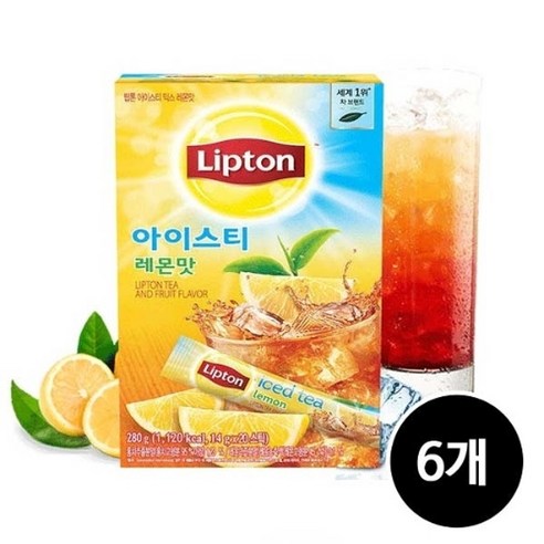 립톤 아이스티 레몬맛 14g 20T x 6개, 기본상품, 1개