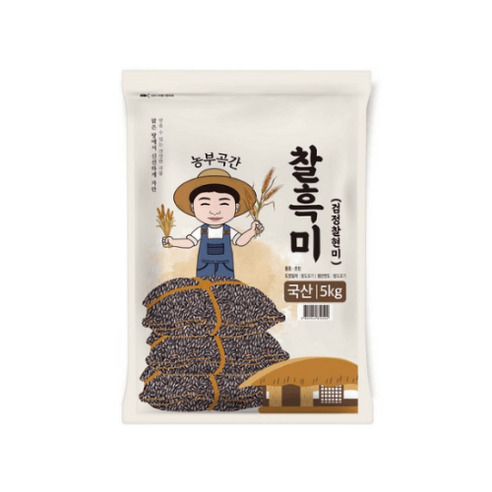 농부곡간 국산 찰흑미, 5kg, 1개