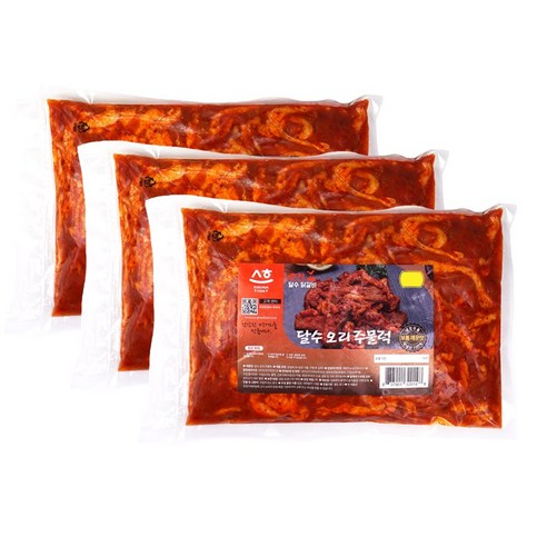 달수 오리주물럭, 500g, 3개