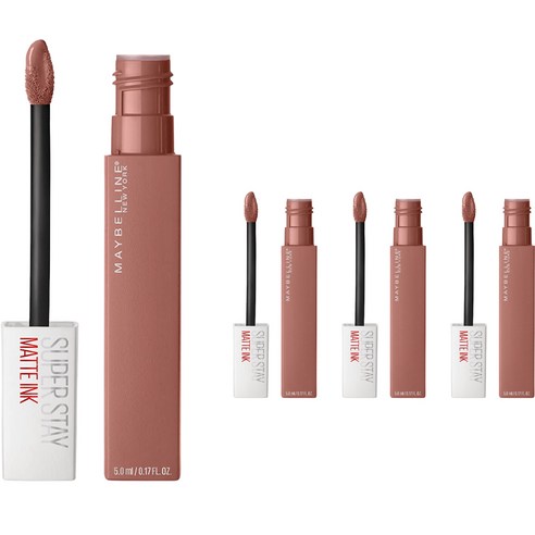 메이블린 뉴욕 슈퍼 스테이 립 잉크 5ml, 065 Seductress, 4개