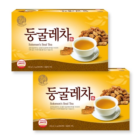 우리차 둥굴레차_1.2g*200T, 1.2g, 200개입, 2개