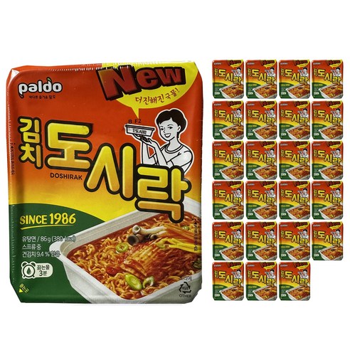 팔도 김치도시락, 24개