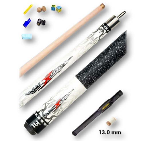 프레데터큐 추천 상품Marrdin 고급 당구큐대 상대 하대 가방 세트 개인큐 채, 팬텀1 (13mm), 1개 제품 사진