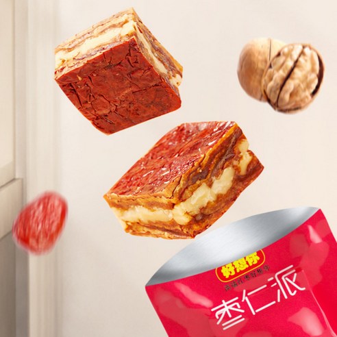 대추 호두 파이 중국 수입 간식 프리미엄 디저트, 3개, 198g x 3팩