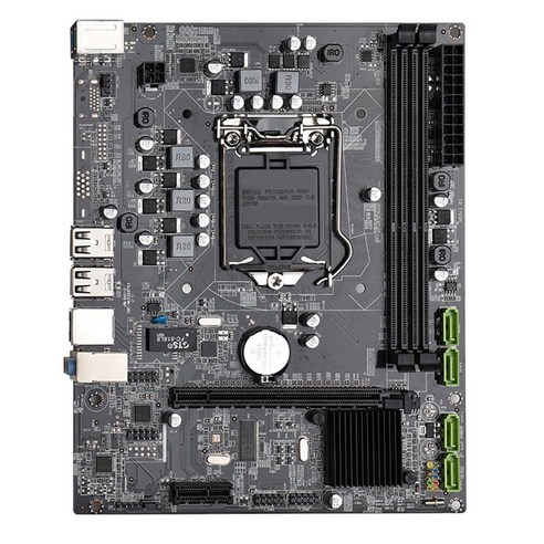 AFBEST P55 LGA 1156 마더보드 세트 콤보 키트 Xeon X3440 LGA1156 CPU 지원 듀얼 채널 DDR3 데스크탑 RAM 최대 8GB, 사진 색상