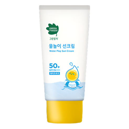 그린핑거 물놀이 선크림 워터프루프 SPF50+ PA++++, 50ml, 1개