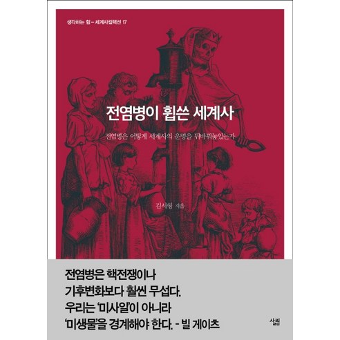 전염병이 휩쓴 세계사:전염병은 어떻게 세계사의 운명을 뒤바꿔놓았는가, 살림, 김서형
