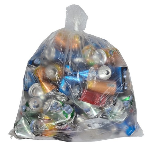 베로나 간편한 쓰레기 분리수거 비닐봉투 투명, 200매, 80L