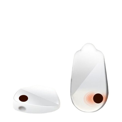 ANKRIC 구두깔창 OX 유형 다리 실리콘 교정 깔창 화산 자석 깔창 충격 흡수 힐 패드 슬리밍 기능 반 크기 패드, 큰 자석 성인 큰 크기
