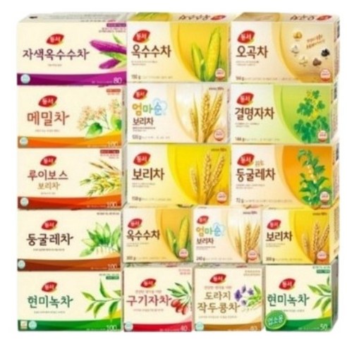 동서식품 동서 티백차 15종 모음 건강차 침출차 국산차 전통차, 1.5g, 50개, 50개