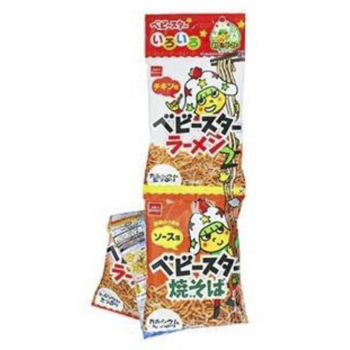 오야츠 베이비스타 다양한 4종, 68g, 1개