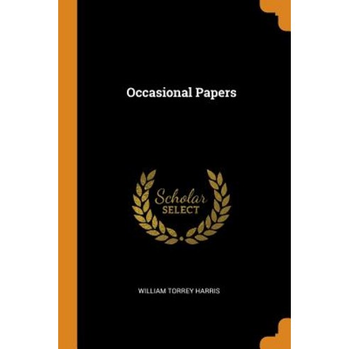 (영문도서) Occasional Papers Paperback, Franklin Classics, English, 9780342090907