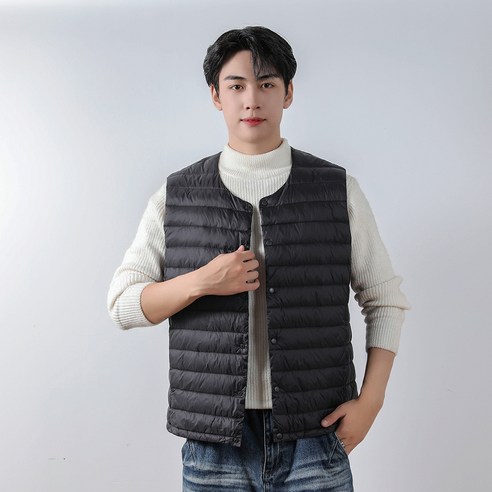 경량 패딩조끼 남녀공용 초경량 패딩조끼