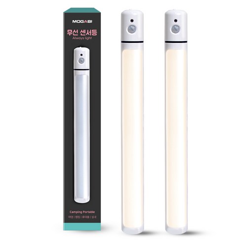 모가비 LED 무선 센서등 MOG-097, 전구색, 2개