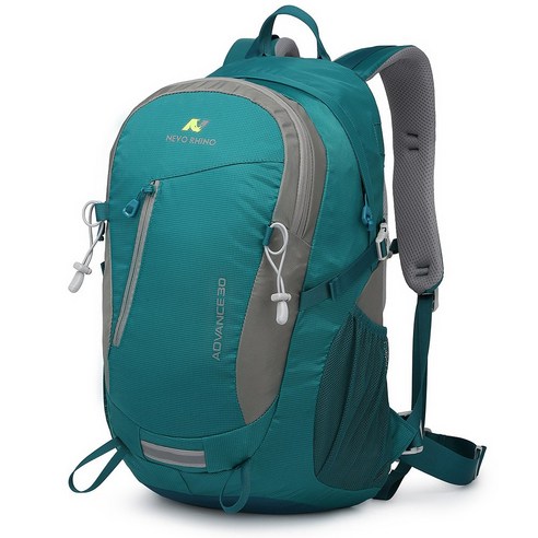 30L 야외 하이킹 가방 휴대용 방수 여행 배낭 등산 캠핑 트레킹 스포츠 남자 여자, Grayish green