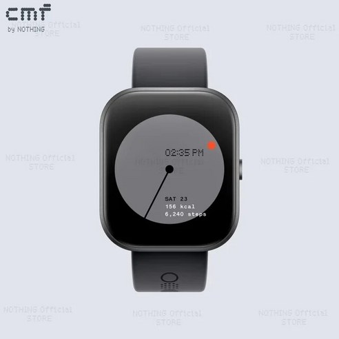 스마트워치 통화가능 가성비 호환 글로벌 버전 CMF Nothing Watch Pro AMOLED 블루투스 5.3 BT 통화 AI 소음 감소 GPS 1.96 인치, 1.Dark Grey