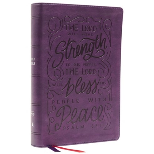 (영문도서) Nkjv Giant Print Center-Column Reference Bible Verse Art Cover Collection Leathersoft Pur... Imitation Leather, Thomas Nelson, English, 9780785292760
