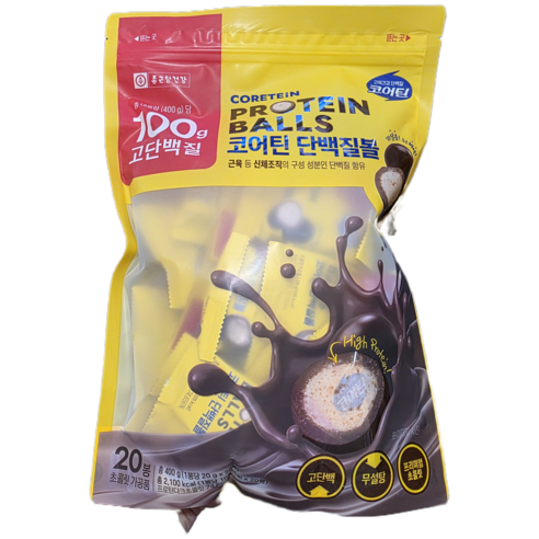 코스트코 [코스트코] 종근당 코어틴 프로틴 볼 400G_20GX20PK