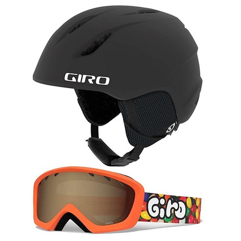 Giro Launch CP 매트 블랙 파티 블록/Lilnugs SM 52-55.5cm 152311, XS (48.5-52cm)