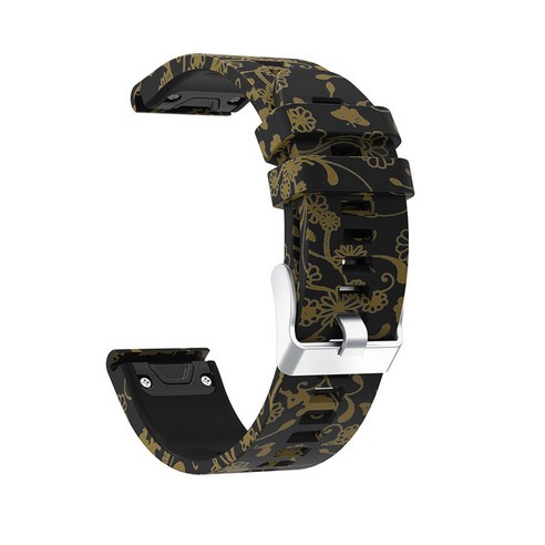 Garmin Approach S62 S60 MARQ Athlete Aviator 스트랩 가민 QUICKFIT 22mm 위장 고무 퀵 릴리스 손목 시계줄, #3, Quick Fit 22mm