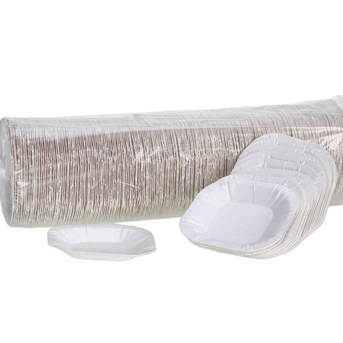 편리하고 위생적인 8cm 미니 종이접시로 식사를 즐기세요!