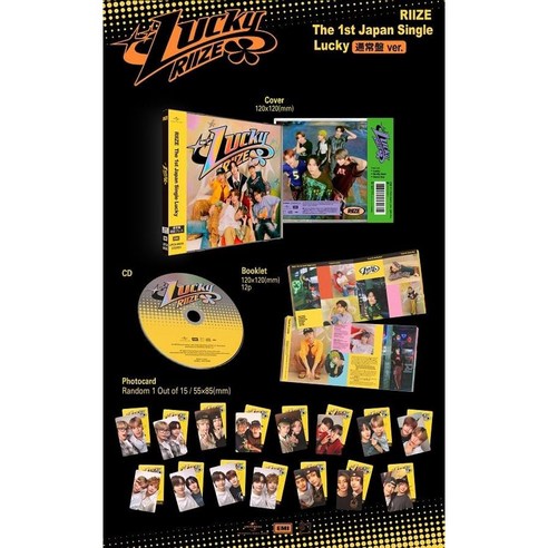 굿즈 호찌 호시 인형 키링 호랑이 봉제 증정, 호찌+고글+목걸이+기타 라이즈포카 12 RIIZE 라이즈 일본 앨범 CD+특전포카+포카+북렛 Lucky 통상판, 상품선택